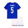 Maglia ufficiale Francia Kounde 5 Casa Euro 2024 per Bambino